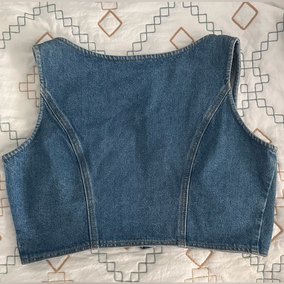 Rockies Western Denim Vest - Picture 2 of 3